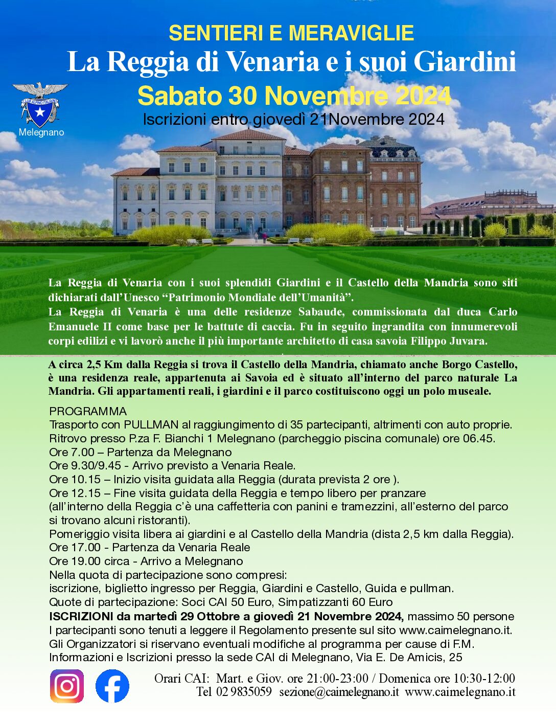 La Reggia di Venaria e i suoi Giardini