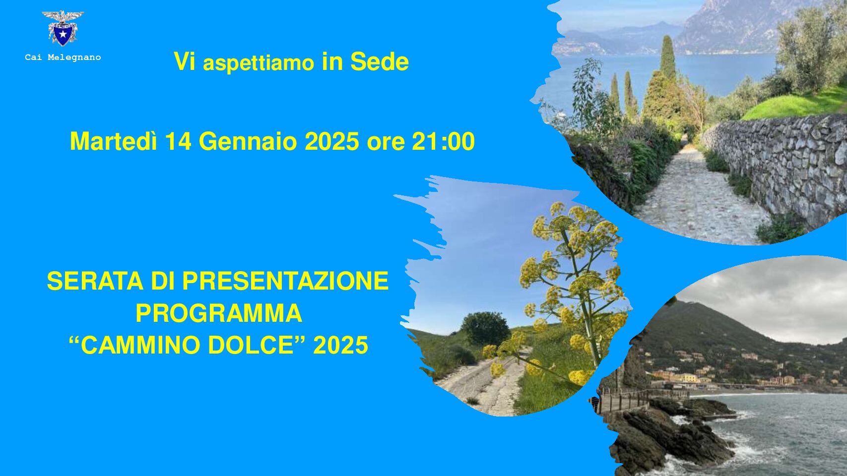 Presentazione programma Cammino Dolce 2025